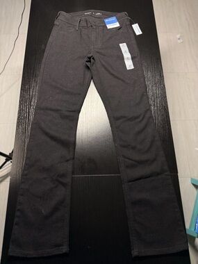 Old Navy Black Straight Leg Jeans
